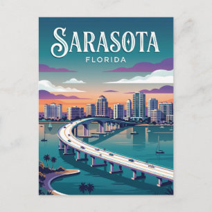 Cartão Postal Parque da Orla de Sarasota EUA