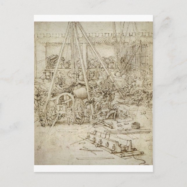 Cartão Postal Parque de artilharia (Frente)