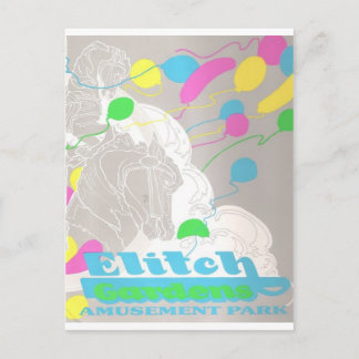 Cartão Postal Parque de Diversões Elitch Gardens