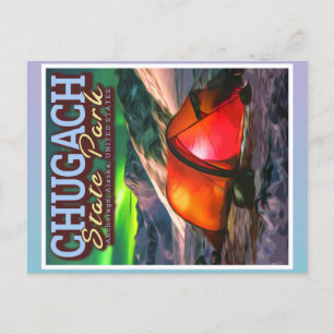 CARTÃO POSTAL PARQUE DE ESTADO DE CHUGACH - ANCORAGE ALASKA