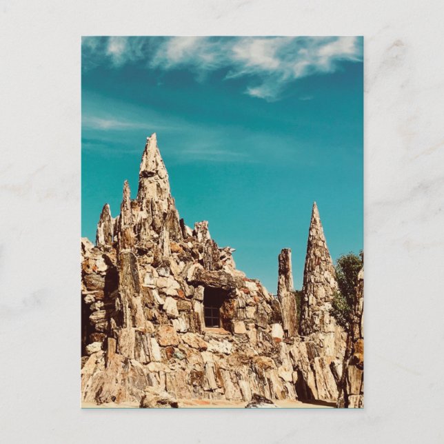 Cartão Postal parque de madeira petrificada (Frente)