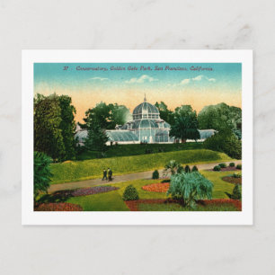 Cartão Postal Parque de Portas do ouro, San Francisco Vintage