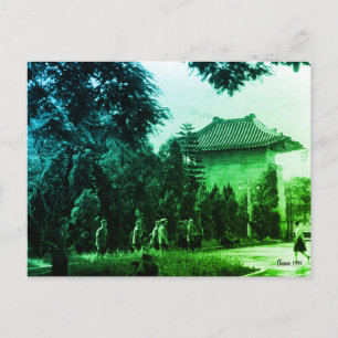 Cartão Postal Parque dos mártires Canton China Vintage