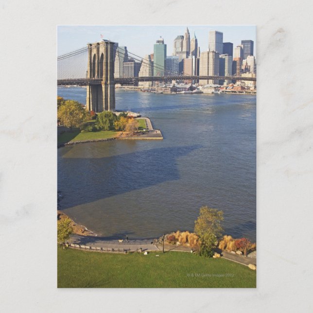 Cartão Postal Parque e paisagem urbana (Frente)