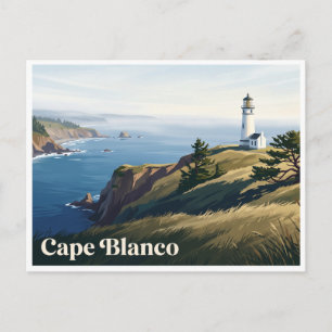 Cartão Postal Parque Estadual Cape Blanco Port Orford Oregon