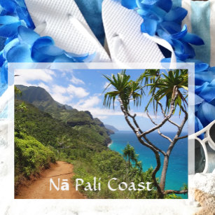 Cartão Postal Parque Estadual Costeiro de Nā Pali, Kauai