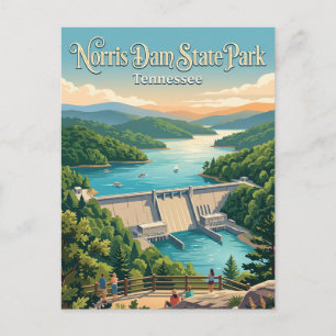Cartão Postal Parque Estadual da Represa Norris Tennessee