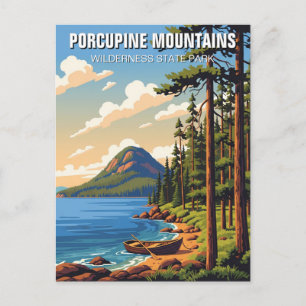 Cartão Postal Parque Estadual de Porcupine Mountain Wilderness