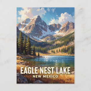 Cartão Postal Parque Estadual do Lago Eagle Nest — Novo México