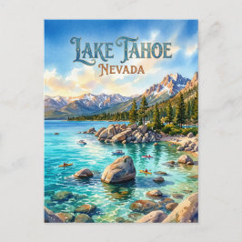 Cartão Postal Parque Estadual do Lago Tahoe EUA