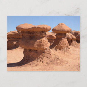 Cartão Postal Parque Estadual do Vale do Goblin em Utah