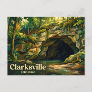 Cartão Postal Parque Estadual Dunbar Cave EUA