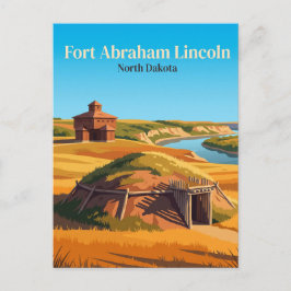 Cartão Postal Parque Estadual Fort Abraham Lincoln EUA