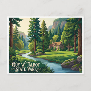Cartão Postal Parque Estadual Guy W. Talbot Dunthorpe Oregon