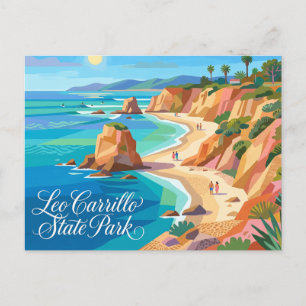 Cartão Postal Parque Estadual Leo Carrillo Califórnia