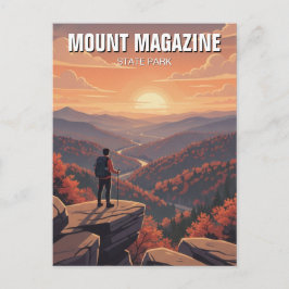 Cartão Postal Parque Estadual Mount Magazine Viagens Arkansas