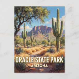 Cartão Postal Parque Estadual Oracle — Arizona