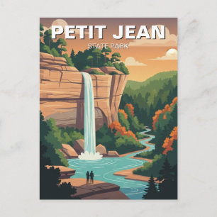 Cartão Postal Parque Estadual Petit Jean Viagem Arkansas