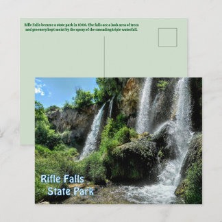 Cartão Postal Parque Estadual Rifle Falls