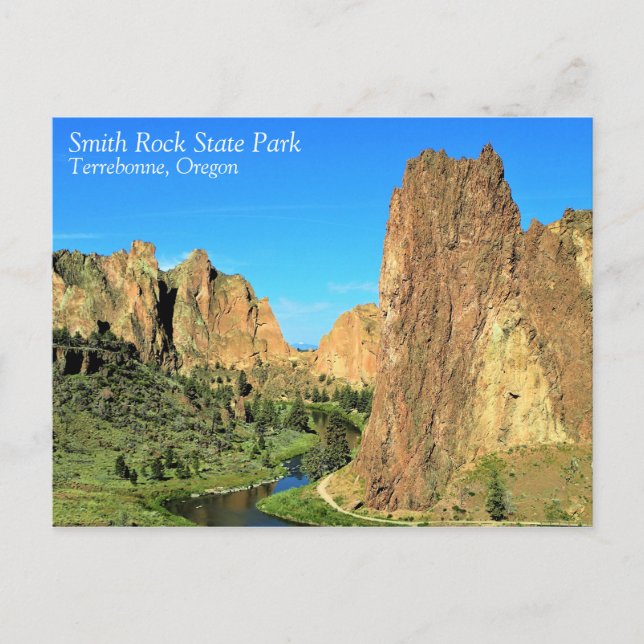 Cartão Postal Parque Estadual Smith Rock (Frente)