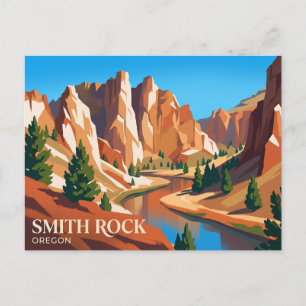 Cartão Postal Parque Estadual Smith Rock EUA