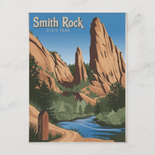 Cartão Postal Parque Estadual Smith Rock Vintage