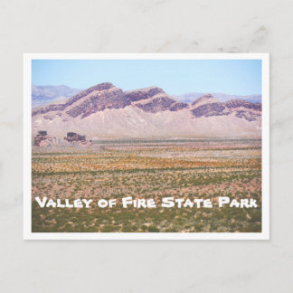 Cartão Postal Parque Estadual Vale do Fogo Nevada América EUA