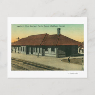 Cartão Postal Parque Ferroviário do Pacífico Sul em Medford, O