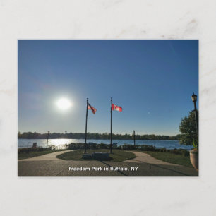 Cartão Postal Parque Freedom em Buffalo, NY