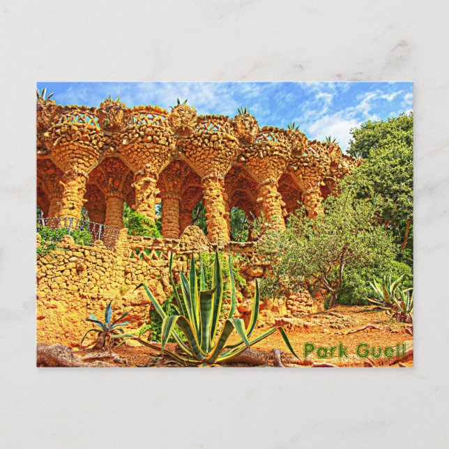 Cartão Postal Parque Guell (Frente)