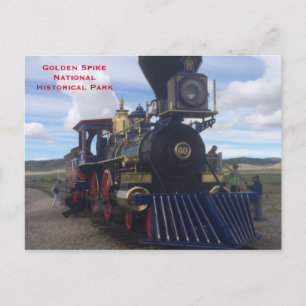 Cartão Postal Parque Histórico Nacional Golden Spike