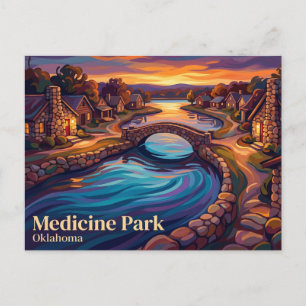 Cartão Postal Parque Medicine EUA