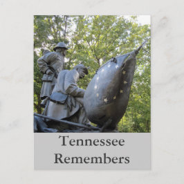 Cartão Postal Parque Militar Nacional do Tennessee Monument Shil