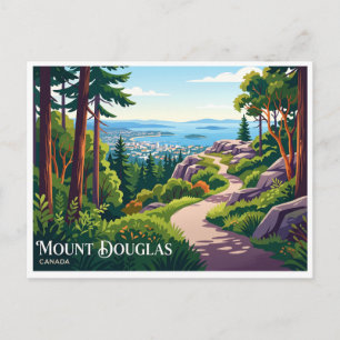Cartão Postal Parque Mount Douglas Victoria Canadá