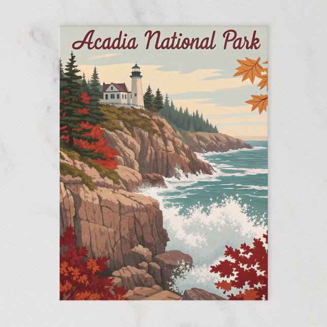 Cartão Postal Parque Nacional Acadia (Criador carregado)