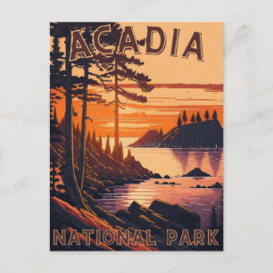 Cartão Postal Parque Nacional Acadia