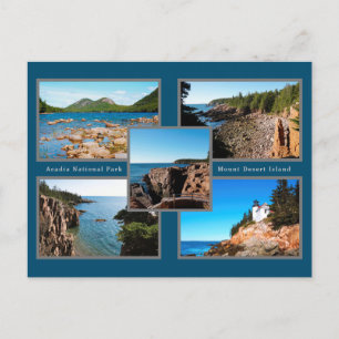 Cartão Postal Parque Nacional Acadia Best Views
