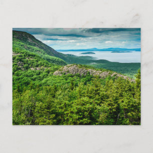 Cartão Postal Parque Nacional Acadia no Verão, Maine