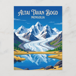 Cartão Postal Parque Nacional Altai Tavan Bogd Mongólia