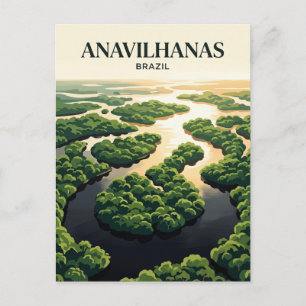 Cartão Postal Parque Nacional Anavilhanas Brasil