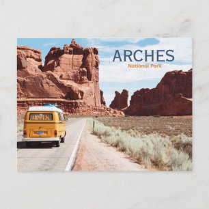 Cartão Postal Parque Nacional Arches Retro Viagem