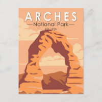 Parque Nacional Arches Utah Arco Delicado Arte Ret