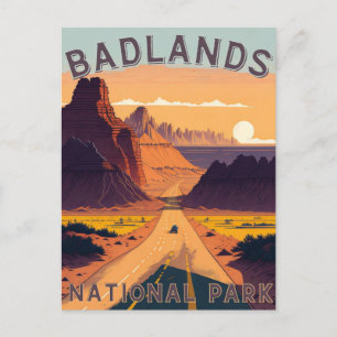 Cartão Postal Parque Nacional Badlands