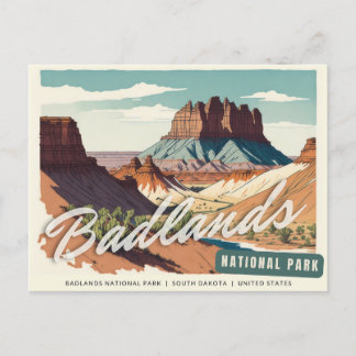 Cartão Postal Parque Nacional Badlands