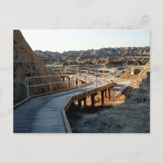 Cartão Postal Parque Nacional Badlands Boardwalk