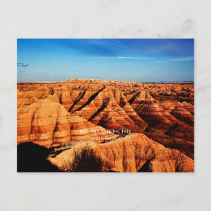 Cartão Postal Parque Nacional Badlands (Dakota do Sul)