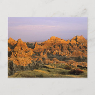 Cartão Postal Parque Nacional Badlands em Dakota do Sul