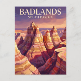 Cartão Postal Parque Nacional Badlands EUA