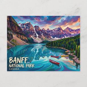 Cartão Postal Parque Nacional Banff Canadá