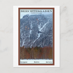 Cartão Postal Parque Nacional Berchtesgaden - Inverno